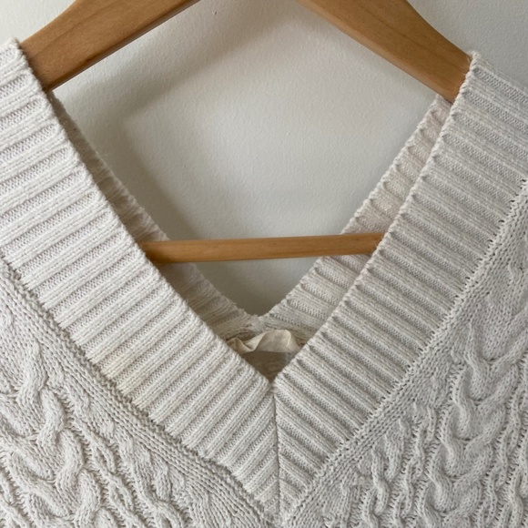 RE/USED Cable Knit Sweater Vest | M - Picture 4 of 5